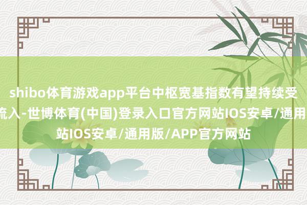 shibo体育游戏app平台中枢宽基指数有望持续受益于增量资金的流入-世博体育(中国)登录入口官方网站IOS安卓/通用版/APP官方网站