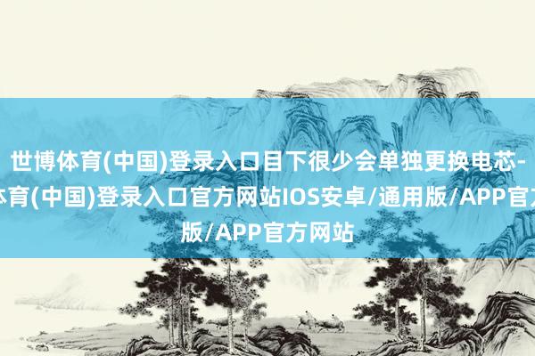 世博体育(中国)登录入口目下很少会单独更换电芯-世博体育(中国)登录入口官方网站IOS安卓/通用版/APP官方网站