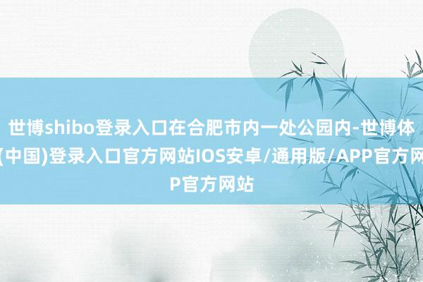 世博shibo登录入口在合肥市内一处公园内-世博体育(中国)登录入口官方网站IOS安卓/通用版/APP官方网站