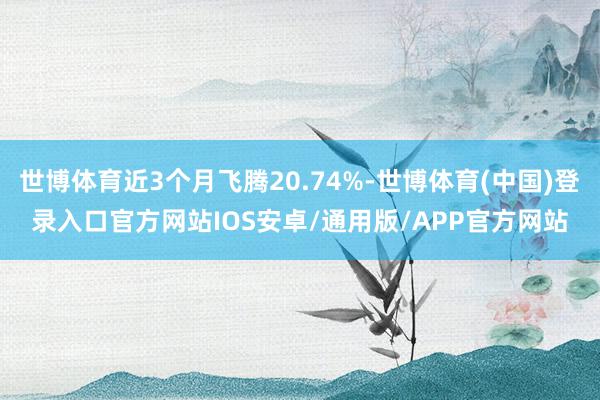 世博体育近3个月飞腾20.74%-世博体育(中国)登录入口官方网站IOS安卓/通用版/APP官方网站