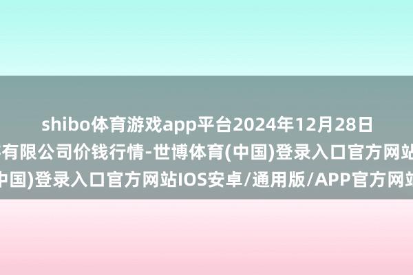 shibo体育游戏app平台2024年12月28日遵义金地盘绿色家具交游有限公司价钱行情-世博体育(中国)登录入口官方网站IOS安卓/通用版/APP官方网站